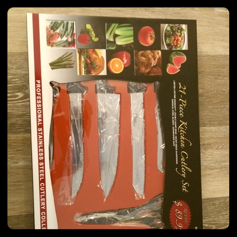 31 Piece Kitchen Cutlery Combo